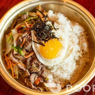 Bulgogi over rice