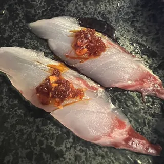 Striped Bass sashimi