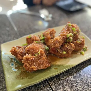 Garlic soy fried chicken - so good!