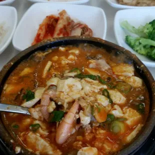 Beef Seafood Soup