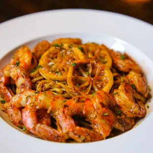 Louisiana BBQ Shrimp Linguine