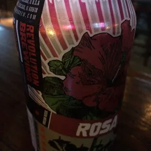 My new favorite beer. Rosa by revolution.