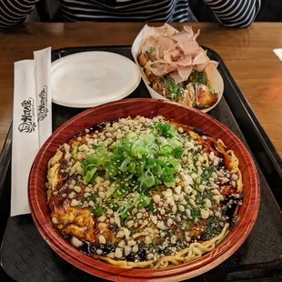 original okonomiyaki and takoyaki