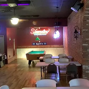 a view of the dining area