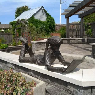 Sculpture in the gardens