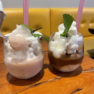 LYCHEE COCONUT FREEZE (NEW) and COCONUT COFFEE - Cafe Dua