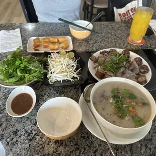 Chao Long - pork intestine porridge for two