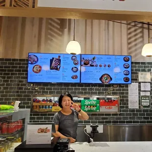 Friendly owner of new business :)