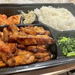 BBQ chicken Ssam Bab