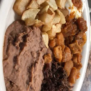 Plato Vaquero add chicharrón