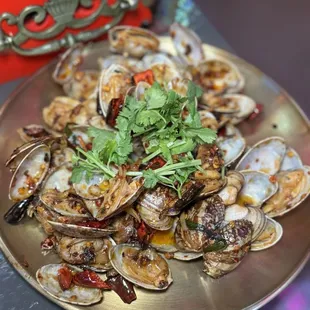Spicy Stir Fried Clams  @dangit.all