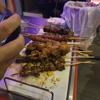 Pig Intestine with Garlic
