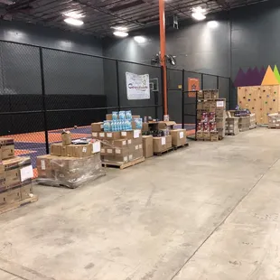 Donated toys going out to foster children.