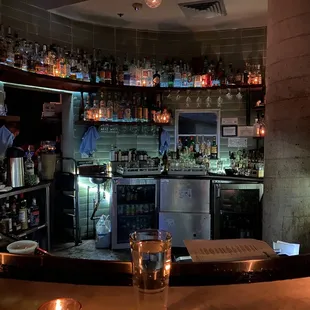 bar area