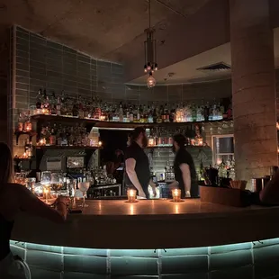 bar area