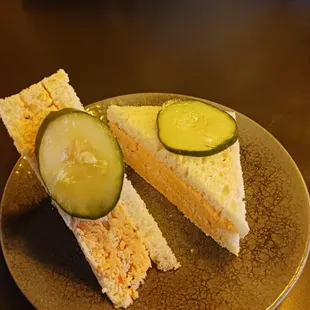 Homemade Pimento and Pickle sandwich. Despite how it sounds, this was very delicious.