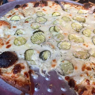 Dill pickle pizza