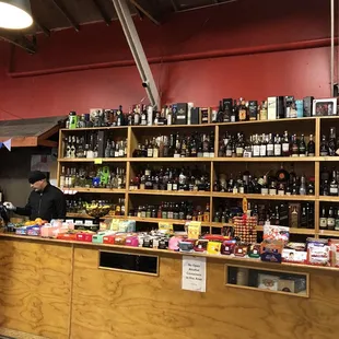 a man standing in front of the counter