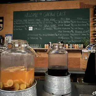 Bar with changing menu