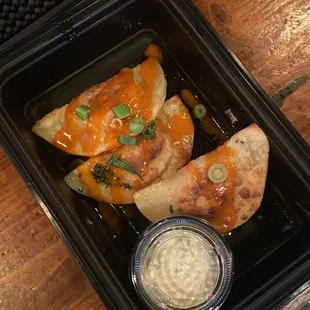 Buffalo Chicken Pierogies