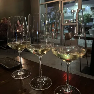 White wine flight