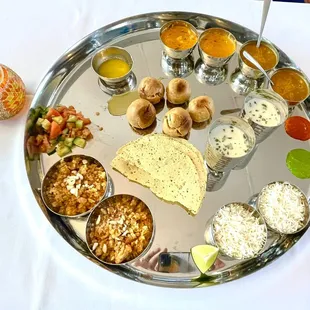 Thaal for 2 - Authentic Rajasthani Thaal