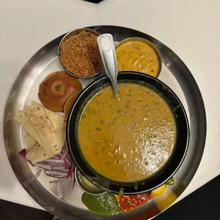 Daal Baati Thali