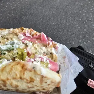 Box "unzipped" for easy eating!