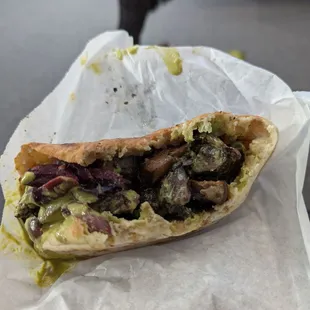 Portobello Pita Gyro