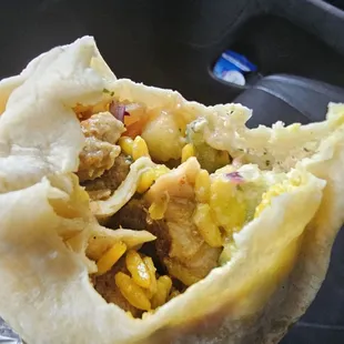 Chicken &amp; Hummus Laffa
