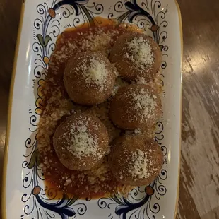 a plate of food on a table