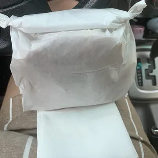 Well packed and generous with napkins.