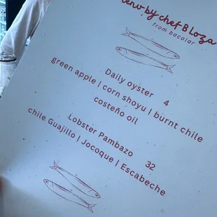 Pop up menu