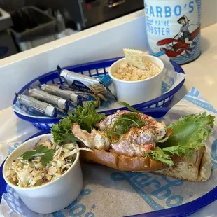 Maine Lobster Roll w/ Jalapeño Cole Slaw