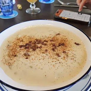 Home Depot bucket of Clam Chowder