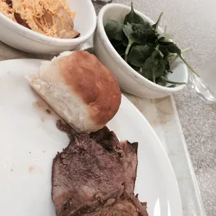 Roast Beef and Greens