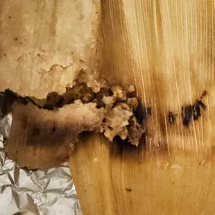 The masa and filling look as bad as they smell.