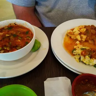 The food here is delicious.  I enjoyed a guisado taco and my husband had the buffet served with a fresh bowl of mouthwatering menudo.