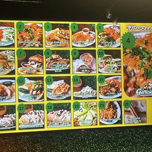 Menu photo taken 12/26/23