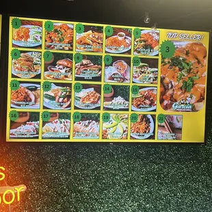 Menu photo taken 12/26/23