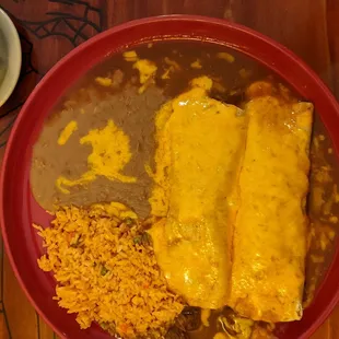 #7 burritos with Colorado pork.