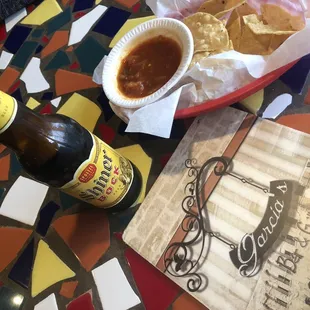 The salsa is ...different.