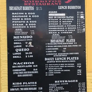 Menu!
