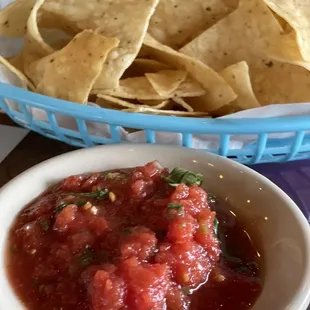 Chips and &quot;spicy&quot; salsa