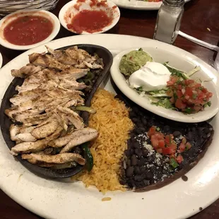 Chicken fajitas