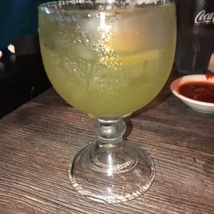 27 oz house margarita...