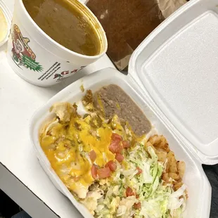 Enchilada Plate Green Chile Stew