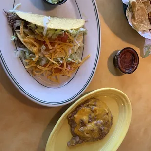 3 Brisket Taco platter - split for two