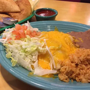 Green Chile Chicken Enchiladas
