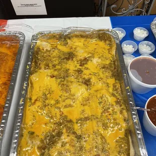 Green Chile Chicken Enchiladas